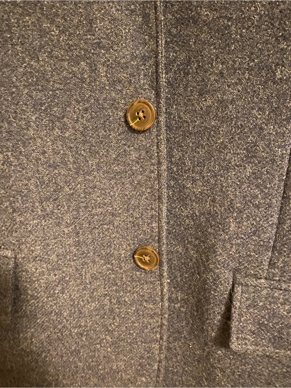 J. Crew Navy Wool Two-Button Sport Coat